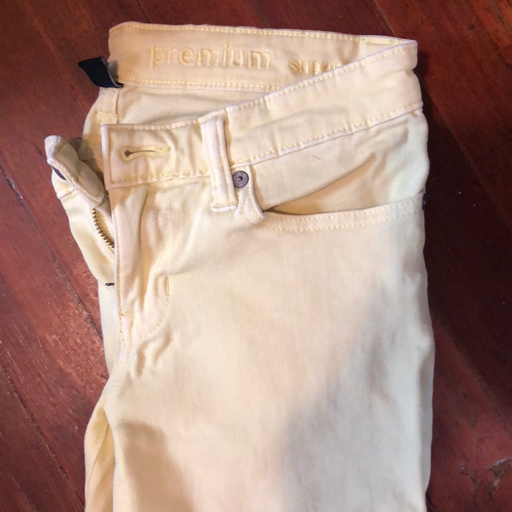 GAP - Super Skinny Ankle Jean - Yellow